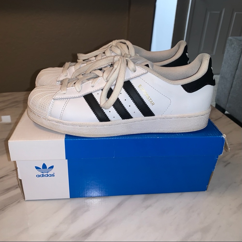 Adidas Superstar J Shoes (Size 6)